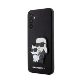 Karl Lagerfeld PU Saffiano Karl and Choupette NFT pouzdro pro Samsung Galaxy A54 5G černá