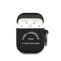 Karl Lagerfeld Rue St Guillaume Silicone Case for AirPods 1/2 black