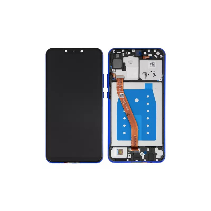 Huawei P Smart Plus OLED HQ LCD displej + dotyková plocha + rám modrá