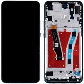 Huawei Honor 9X Pro OLED HQ LCD displej + dotyková plocha + rám modrá