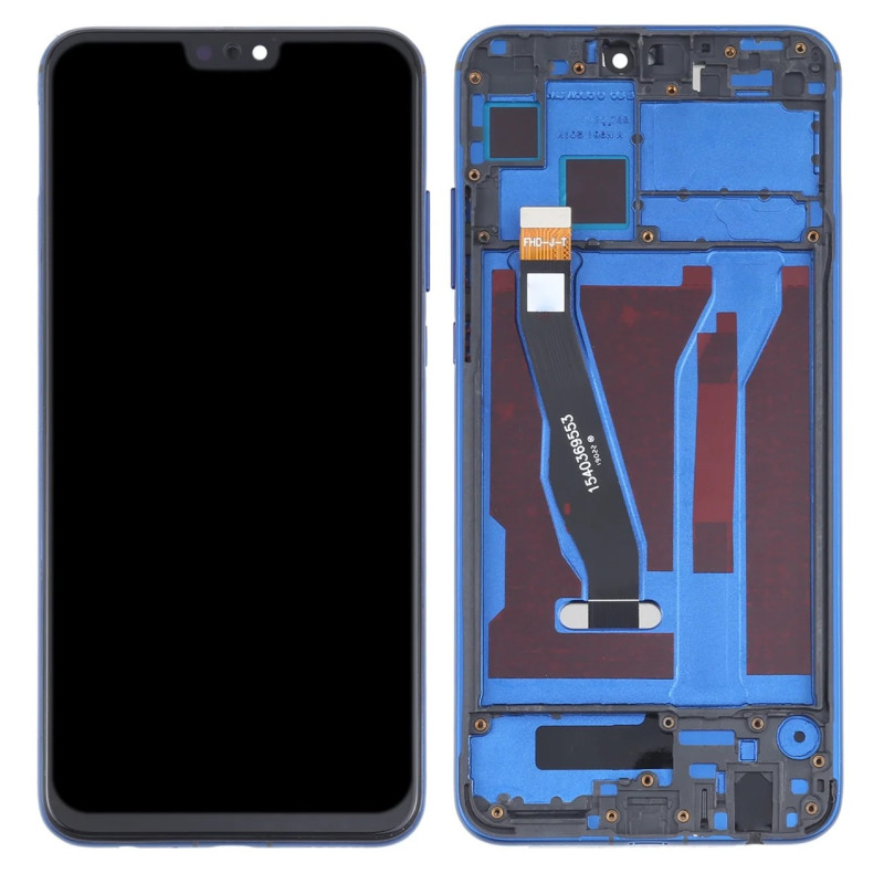 Huawei Honor X8 OLED HQ LCD + touch screen + front panel blau