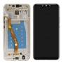 Huawei Mate 20 lite OLED HQ LCD + touch screen + front panel gold