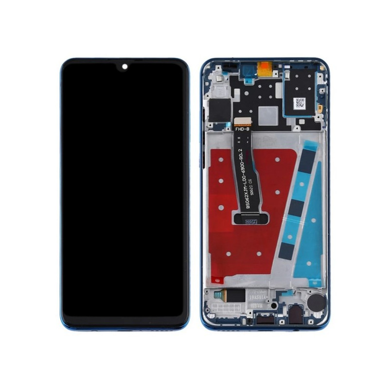 Huawei P30 Lite (48MP Main) OLED HQ LCD displej + dotyková plocha + rám modrá