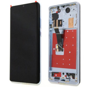 Huawei P30 Pro, P30 Pro New Edition OLED HQ LCD + touchscreen + front panel silver