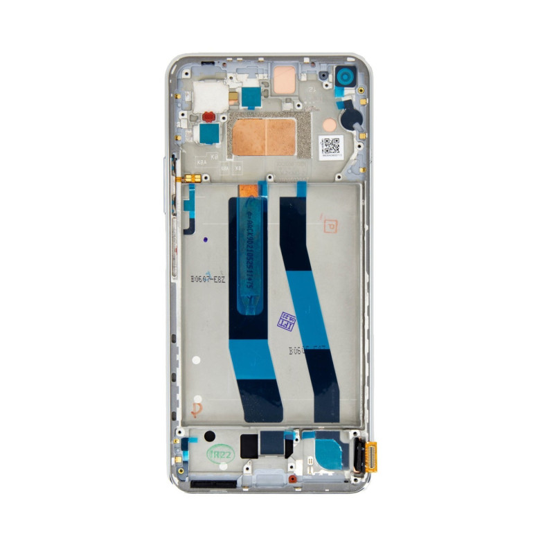 Xiaomi Mi 11 Lite 5G NE, Xiaomi Mi 11 Lite 4G, 5G OLED HQ LCD displej + dotyková plocha + rám bílá