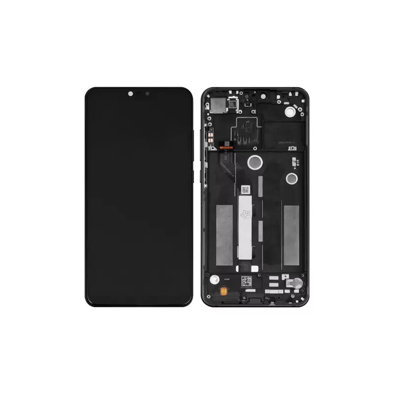 Xiaomi Mi 8 Lite OLED HQ LCD + touch screen + front panel grau