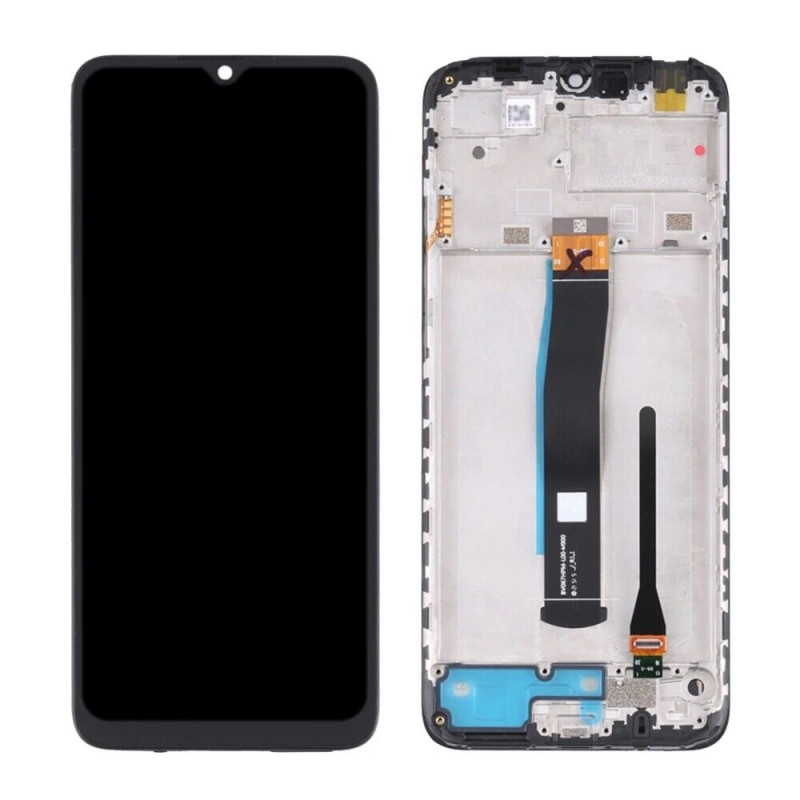 Xiaomi Redmi 12C OLED HQ LCD + touch screen + front panel schwarz