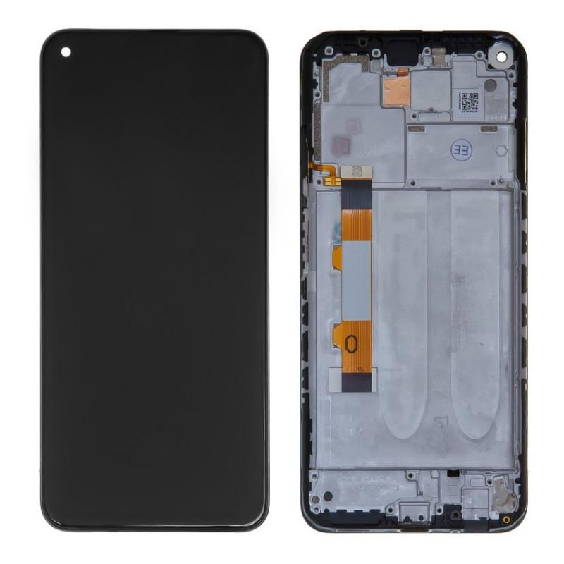 Xiaomi Remi Note 9 OLED HQ LCD displej + dotyková plocha + rám šedá