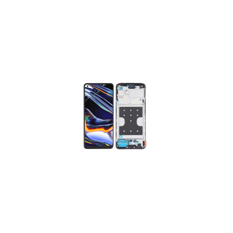 Realme 7 Pro OLED-LCD + Touchscreen + Rahmen schwarz