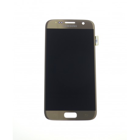 Samsung Galaxy S7 G930F LCD displej + dotyková plocha zlatá - originál