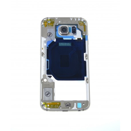 Samsung Galaxy S6 G920F Rám stredový zlatá - originál