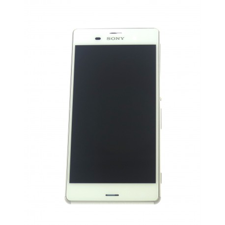 Sony Xperia Z3 D6603 LCD displej + dotyková plocha + rám bílá - originál
