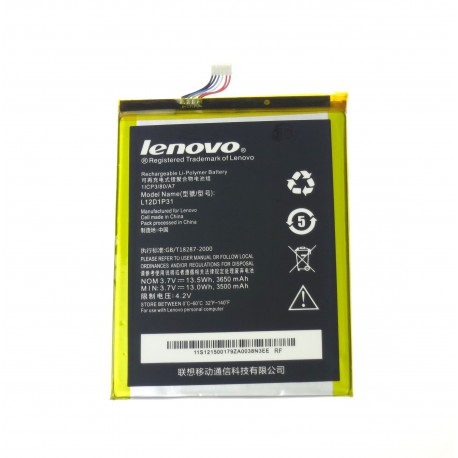 Lenovo IdeaTab A1000, A3300, A5000 Battery L12D1P31 3650mAh