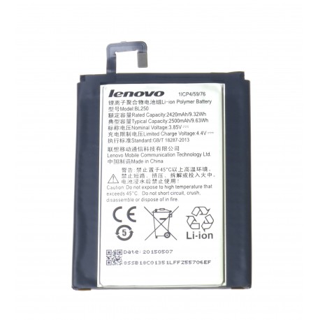 Lenovo Vibe S1 Batterie / Akku BL250
