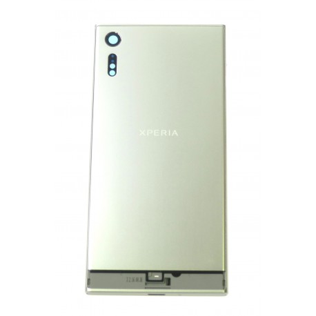 Sony Xperia XZ Dual F8332, XZ F8331 Batterie / Akkudeckel silber - original
