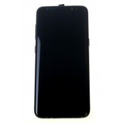 Samsung Galaxy S8 G950F LCD displej + dotyková plocha + rám čierna - originál