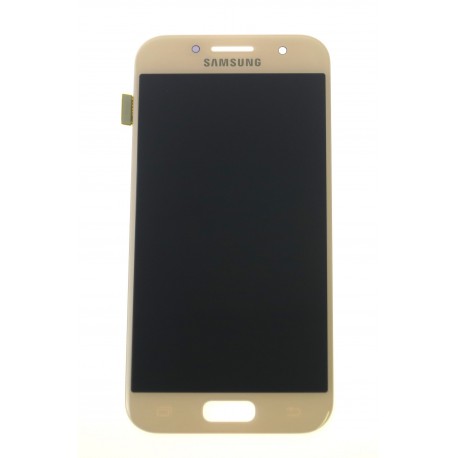 Samsung Galaxy A3 (2017) A320F LCD displej + dotyková plocha ružová - originál