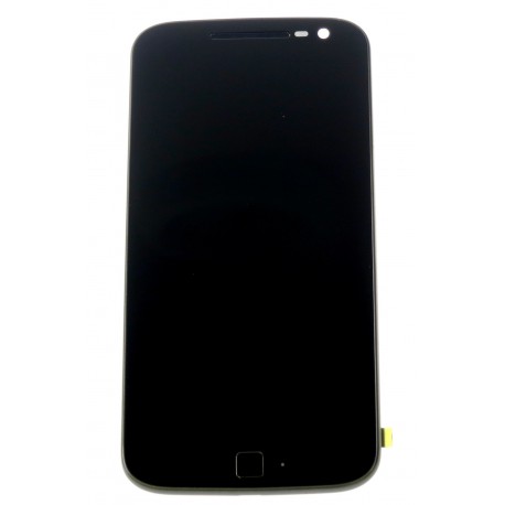 Lenovo Moto G4 Plus LCD displej + dotyková plocha + rám černá