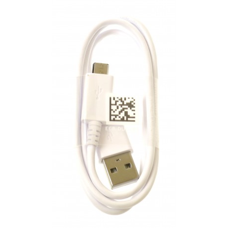 Datový kabel ECB-DU68WE micro USB bílá - originál