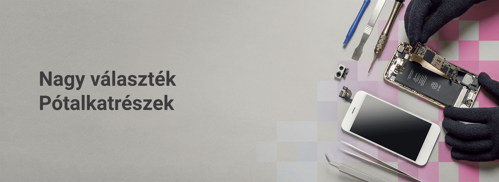 Pótalkatrészek széles választéka